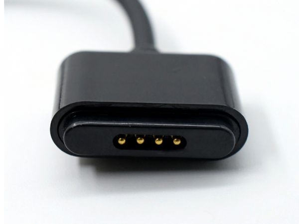 加热饭盒异形4pin弹簧针磁吸数据线儿童电话手表手环连接器充