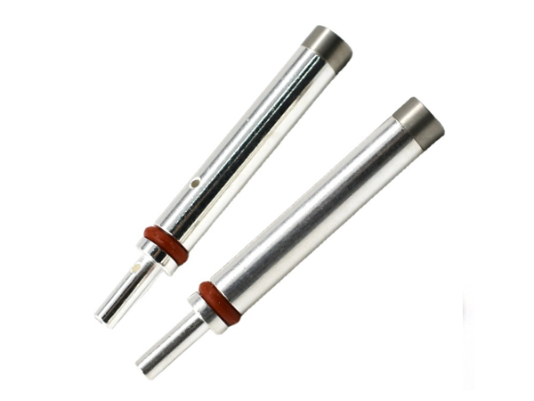 New energy electric vehicle charging pile connector European standard high current insulation pin jack terminal male and female copper needle