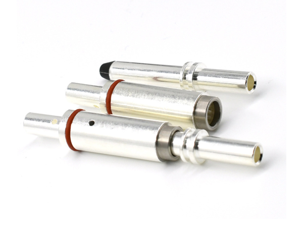 Female copper pin crown spring plug pin jack copper terminal