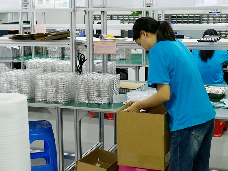 永探仓储区与物料摆放