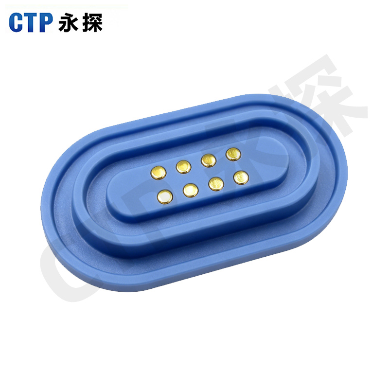 永探8Pin磁吸连接器定制款跑道型