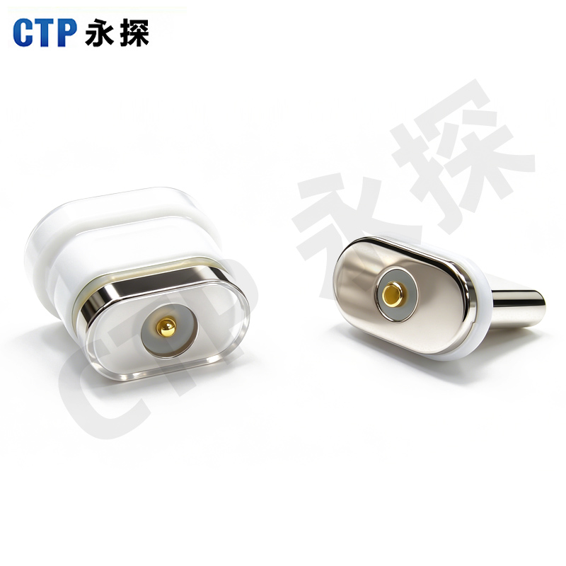 永探单Pin磁吸转接头适用于智能穿戴自动吸附磁吸转换头